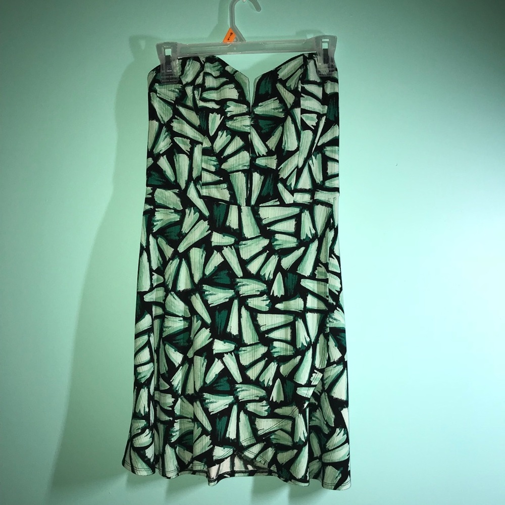 Candies green and black dress